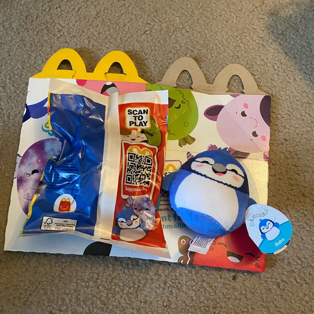 ‼️5/$25‼️ Squishmallow McDonalds “BABS” WITH BOX